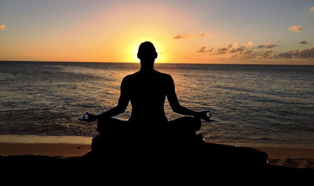 Meditation at Sunset