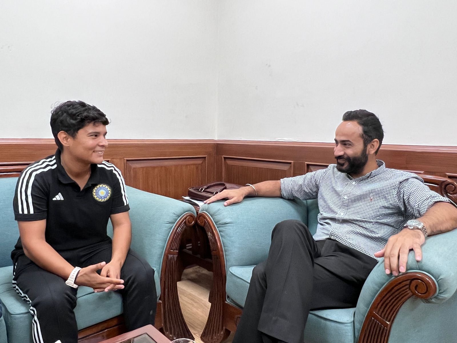 Sport minister Gurmeet singh meet hayer