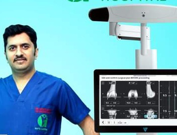 Robotic knee surgery