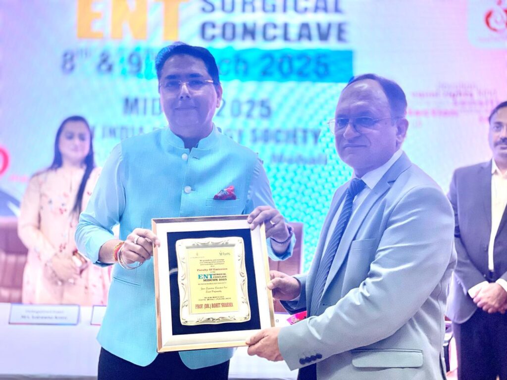 Cabinet Minister Aman Arora told about ENT Surgical Conclave