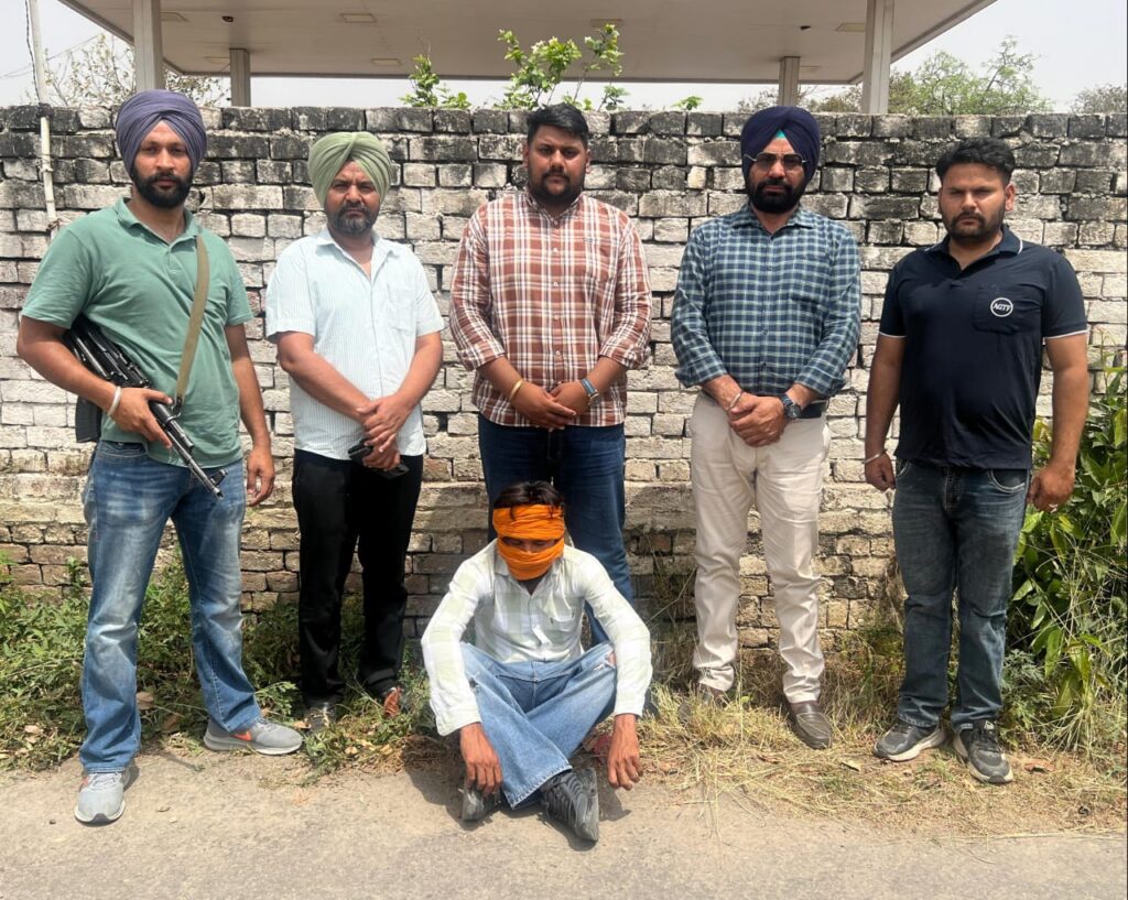 Anti Gangster Task Force AGTF Punjab in joint operation with Tarn Taran Police has arrested the prime accused
