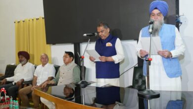 S. Kultar Singh Sandhwan administered oath to newly elected MLA Sanjeev Arora