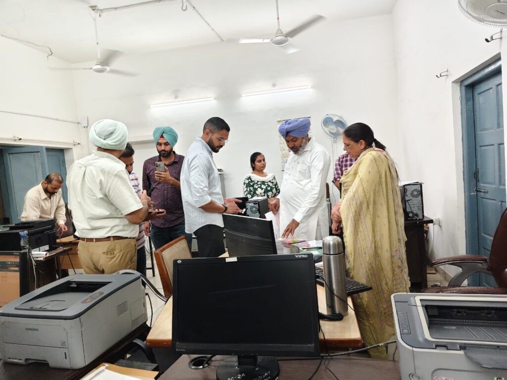 Surprise Inspection by Minister Harpal Singh Cheema