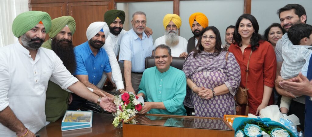 Minister Sanjeev Arora assumes charge as Industries and Commerce, Investment Promotion and NRI Affairs