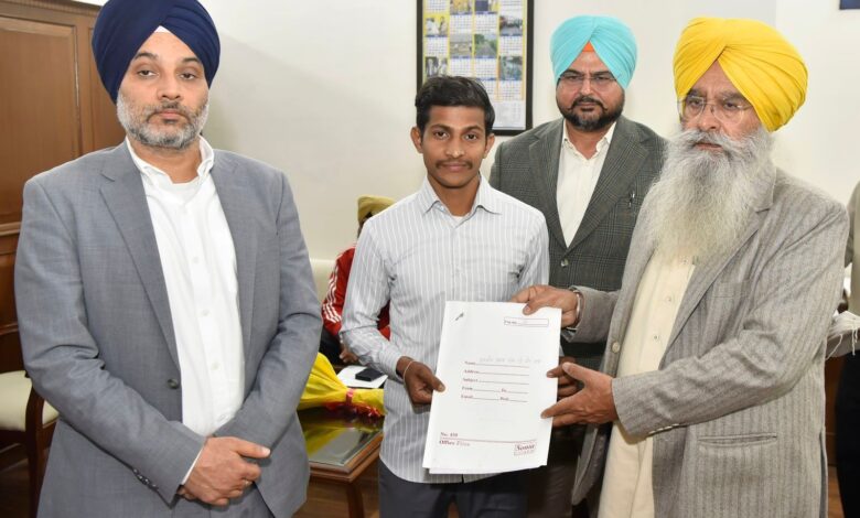 Hands over appointment letters to 13 Agriculture Sub-Inspectors