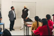 Harjot Singh Bains makes a surprise visit to the School of Eminence, Patiala