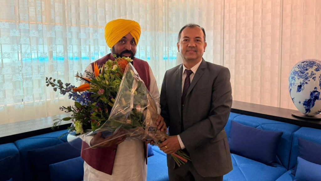 Bhagwant Mann Embarks on Visit to the Netherlands Today for Industrial Development