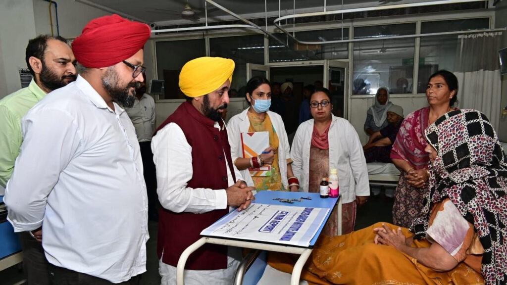 Bhagwant Mann Surprise Visit to Bathinda's Advanced Cancer Institute