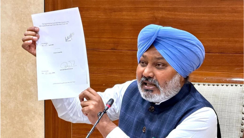 Sacrilege Bill Becomes Law with Governor Assent