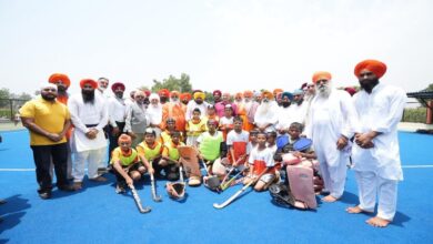 CM Mann's Gift to Jalandhar Inauguration of New Astroturf at Hockey Stadium