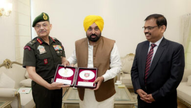 Major Deliberations on Border Security Key Meeting Between Chief Minister Mann and Army Commander