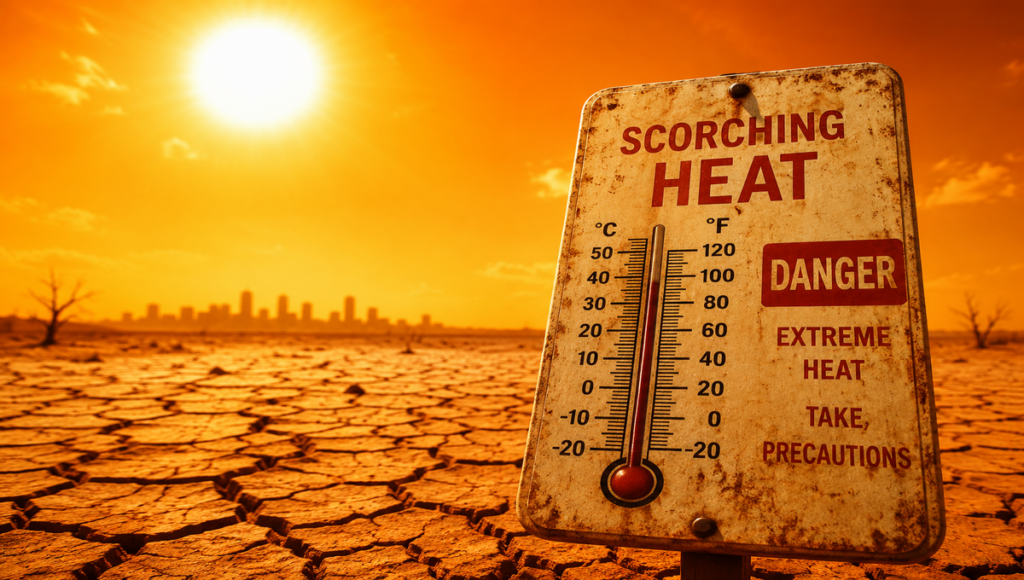Scorching heat