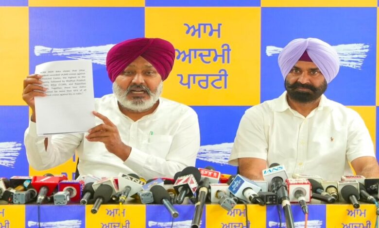 BJP's anti-Dalit mindset exposed during Nitin Nabin visit Harpal Cheema