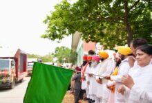 CM Mann flagged off documentary vans to spread the message of Ravidas Ji.