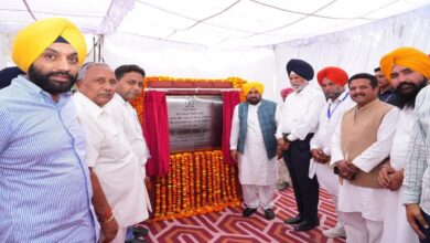 Foundation stone laid for sports stadium in Samana; Mann sends strong message against drugs.