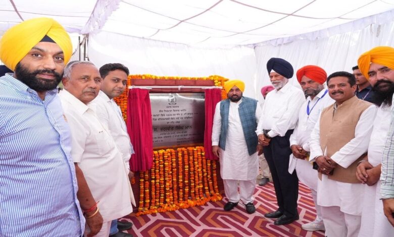 Foundation stone laid for sports stadium in Samana; Mann sends strong message against drugs.