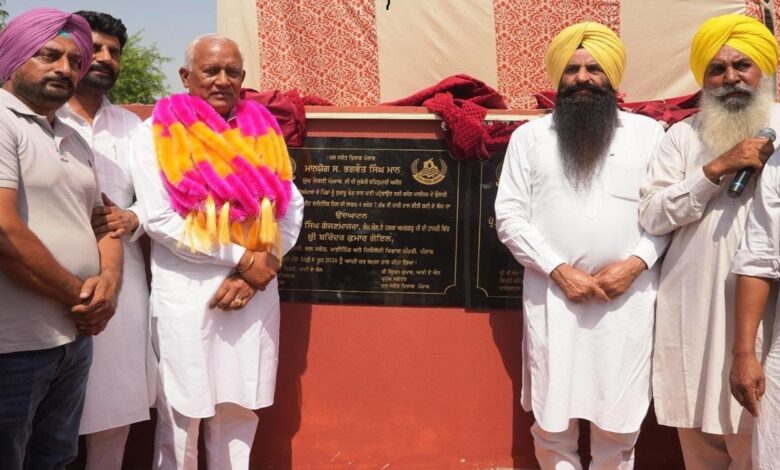 Irrigation projects worth ₹13 crore launched by Minister Barinder Goyal