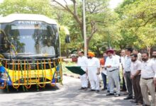 Punjab to Delhi Airport 5 new Volvo buses launched for improved passenger comfort.
