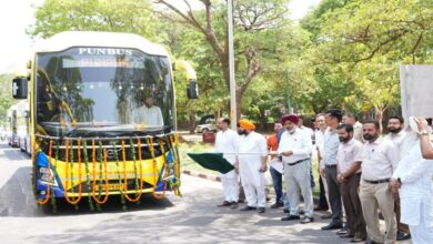Punjab to Delhi Airport 5 new Volvo buses launched for improved passenger comfort.