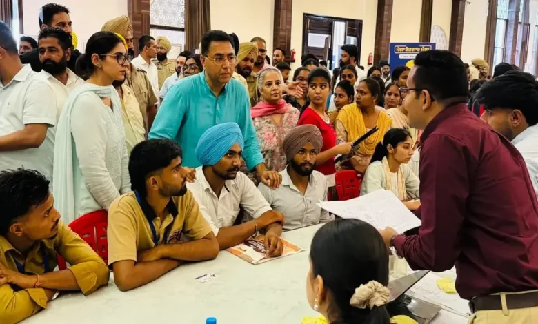 562 youths get jobs, 618 shortlisted at Sunam mega job fair