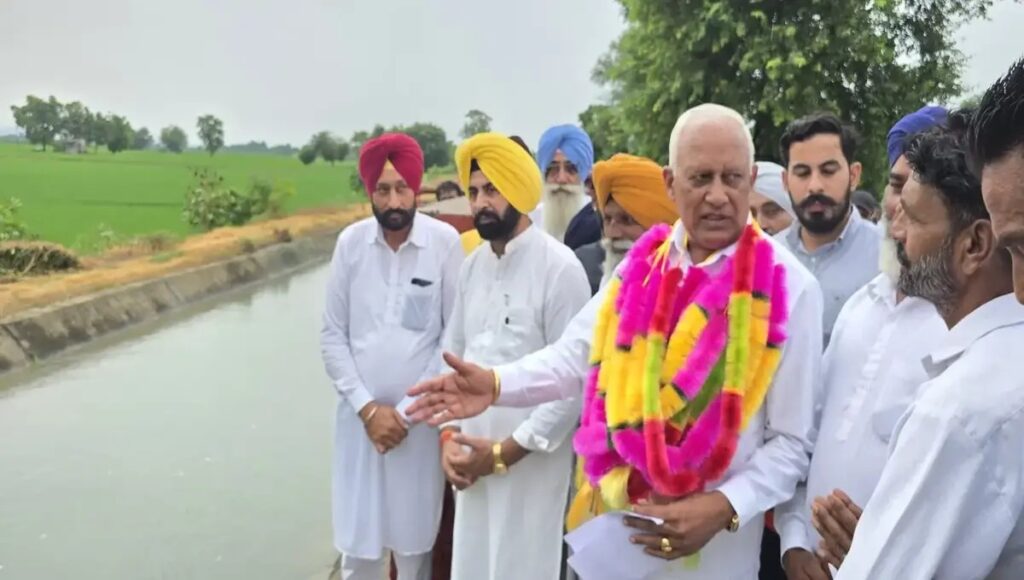 68,500 acres of land across 56 villages in Shutrana received canal water.