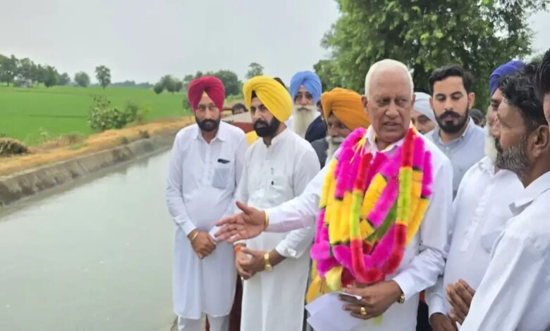 68,500 acres of land across 56 villages in Shutrana received canal water.