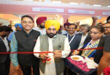 CM Mann projects Punjab as the top choice for investors at Bharat Tex 2026.