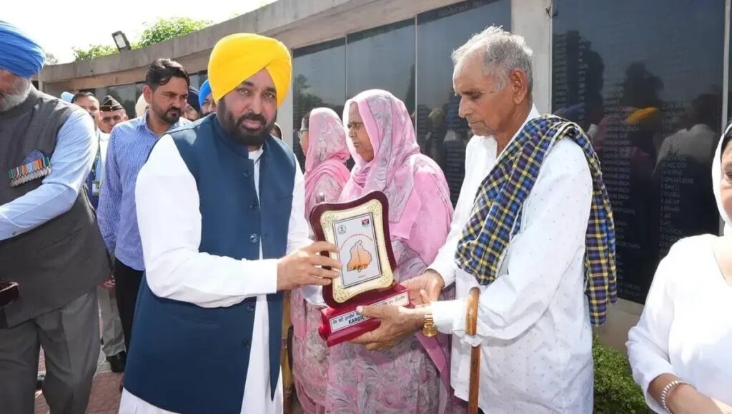 Chief Minister Mann pays heartfelt tribute to brave soldiers on Kargil Vijay Diwas.