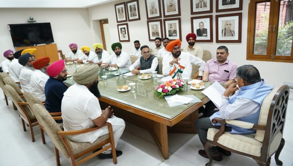 Dhaliwal appeals to Governor Gulab Chand Kataria regarding the Ajnala flood crisis.