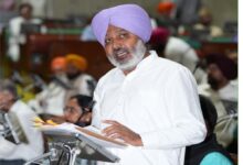 Harpal Cheema moved a motion against the BJP in the Legislative Assembly.