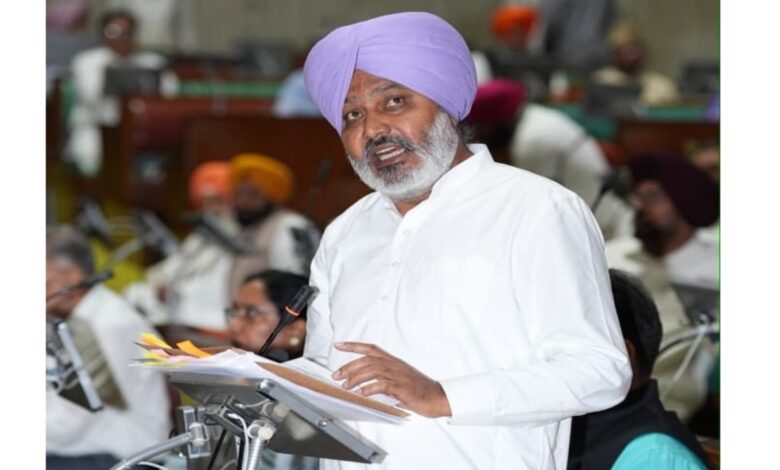 Harpal Cheema moved a motion against the BJP in the Legislative Assembly.