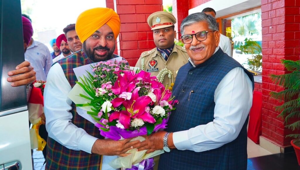 Mann met the Governor Gulab Chand Kataria to seek 10-day parole for Hawara.