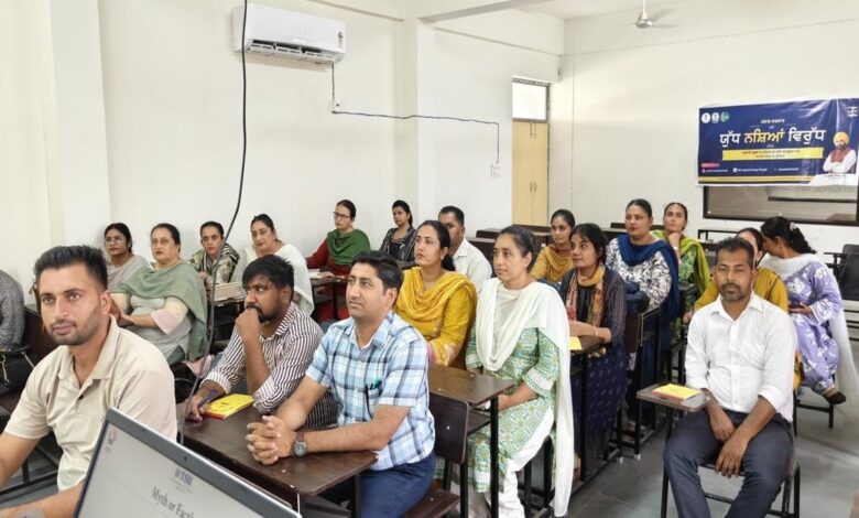 Teachers to become guardians against drug abuse under the 'Yudh Nashean Virudh' campaign.