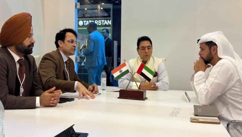 Discussion on investment opportunities for Punjab in Dubai; Aman Arora meets UAE International Investment Council