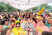 Punjab Women's Wing stages a major protest over the issue of a Dalit woman's dignity.