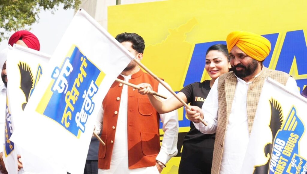 Bhagwant Singh Mann flagged off anti-drug bike rallies in 23 districts.